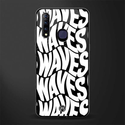 waves glass case for vivo z1 pro image