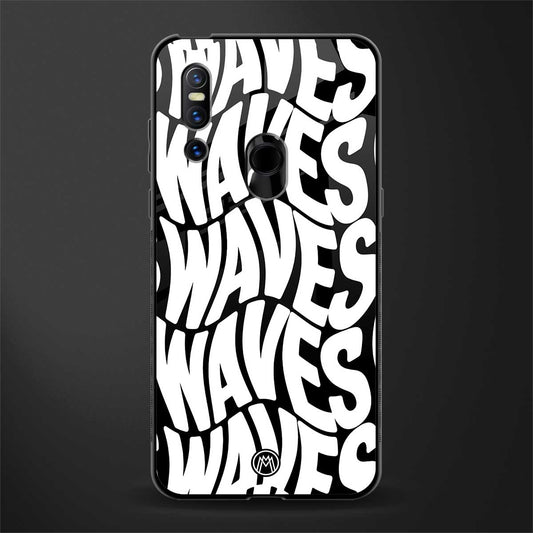 waves glass case for vivo v15 image