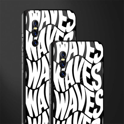 waves glass case for vivo v15 pro image-2