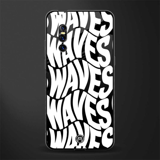 waves glass case for vivo v15 pro image