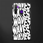 waves glass case for realme 5 image