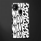 waves glass case for samsung galaxy f41 image