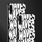 waves glass case for samsung galaxy a50s image-2