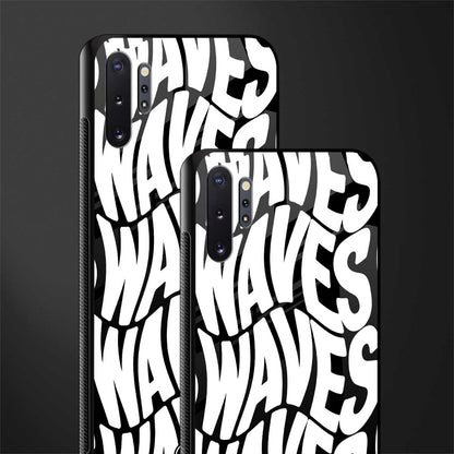 waves glass case for samsung galaxy note 10 plus image-2