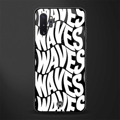 waves glass case for samsung galaxy note 10 plus image