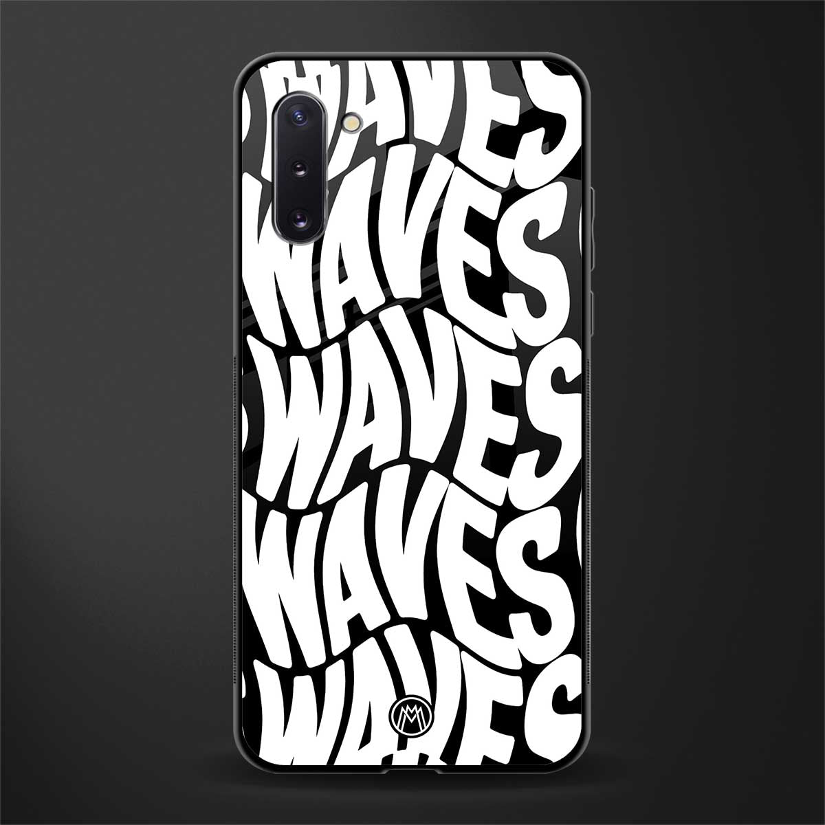 waves glass case for samsung galaxy note 10 image