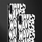 waves glass case for samsung galaxy a70 image-2