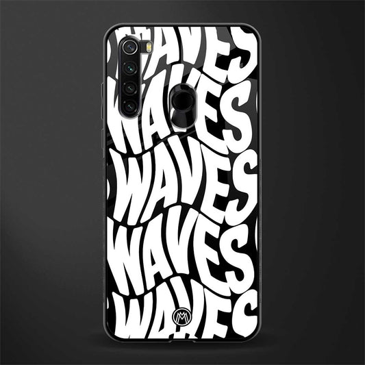 waves glass case for redmi note 8 image