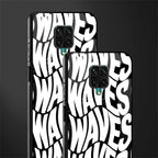 waves glass case for poco m2 pro image-2