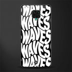 waves glass case for redmi note 9 pro image