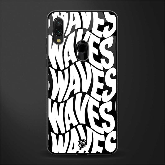 waves glass case for redmi note 7 image