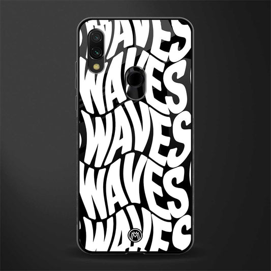 waves glass case for redmi y3 image