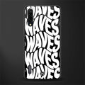 waves glass case for mi a3 redmi a3 image
