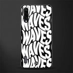waves glass case for mi a3 redmi a3 image