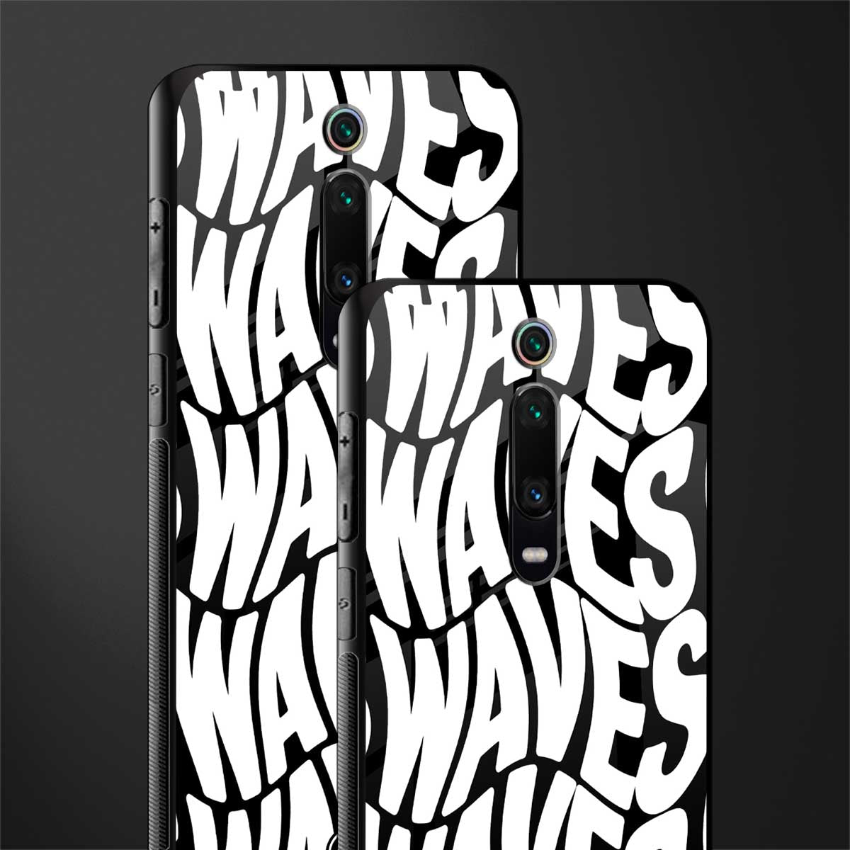 waves glass case for redmi k20 pro image-2