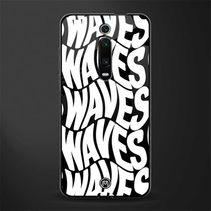 waves glass case for redmi k20 image