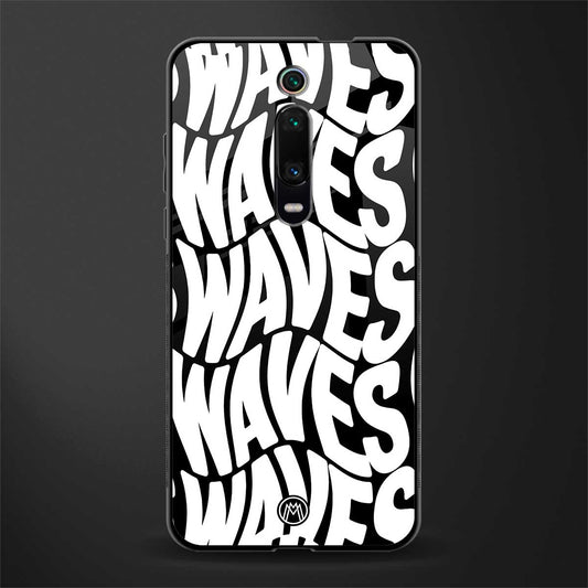 waves glass case for redmi k20 pro image