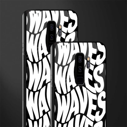 waves glass case for samsung galaxy s9 plus image-2