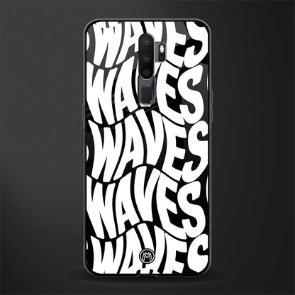 waves glass case for oppo a5 2020 image