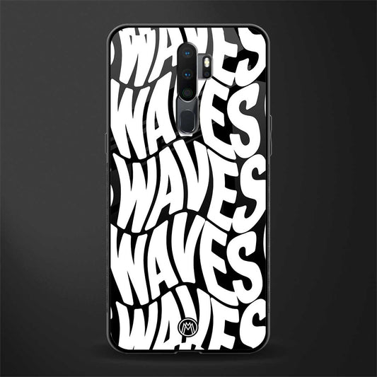 waves glass case for oppo a5 2020 image