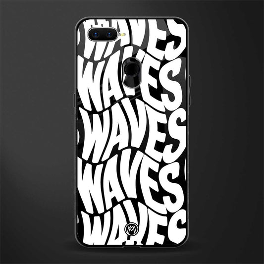 waves glass case for realme 2 pro image