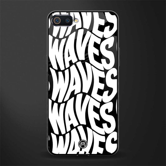 waves glass case for realme c2 image