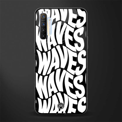 waves glass case for realme x2 image