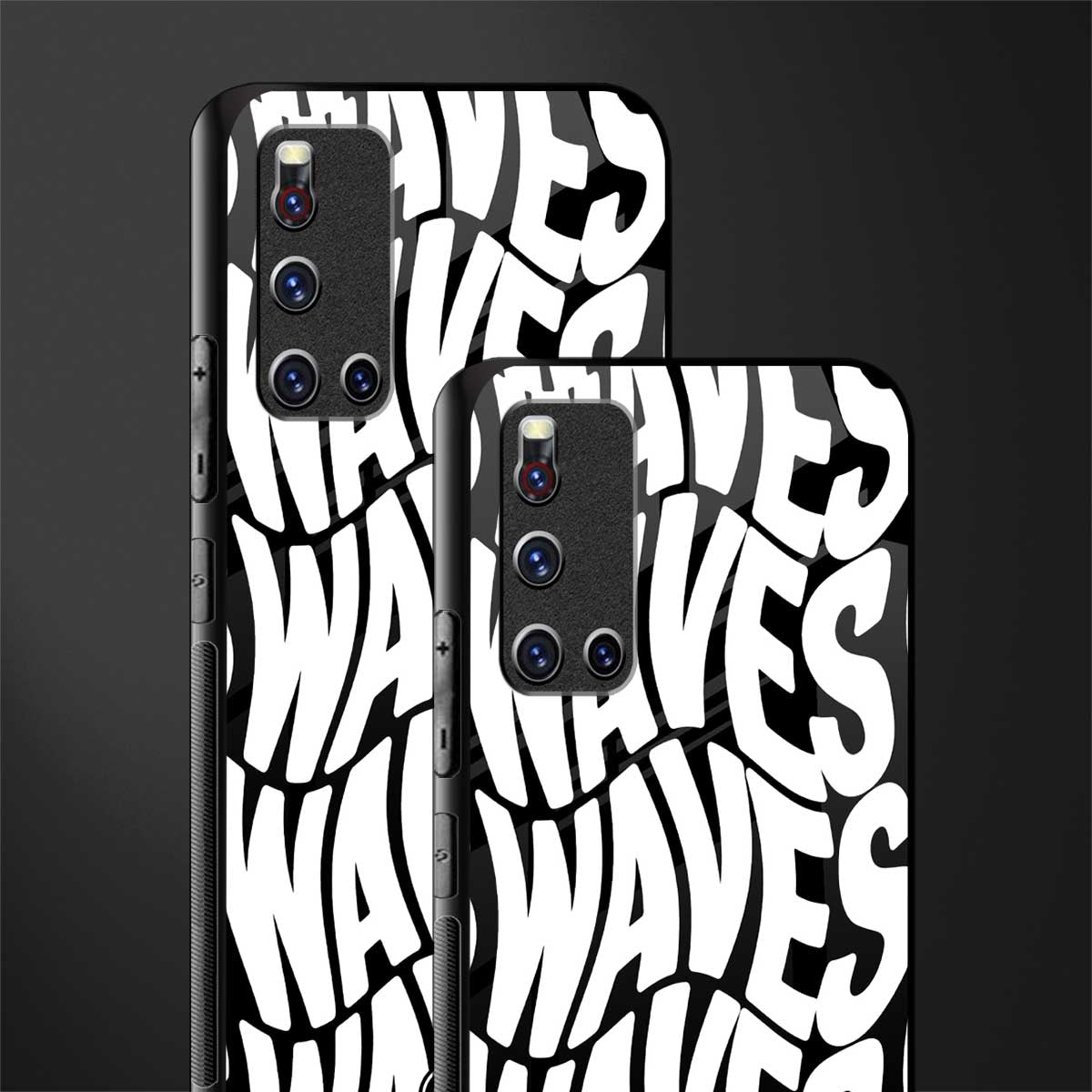 waves glass case for vivo v19 image-2