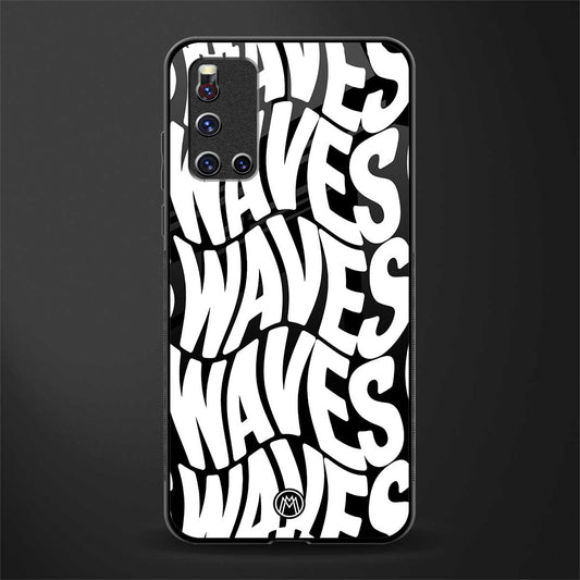 waves glass case for vivo v19 image