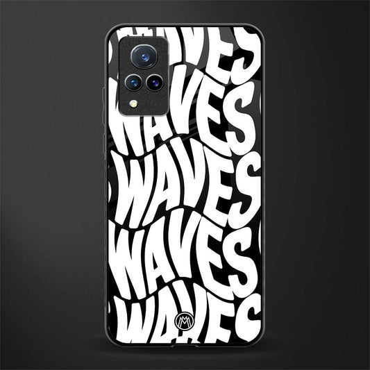 waves glass case for vivo v21 5g image