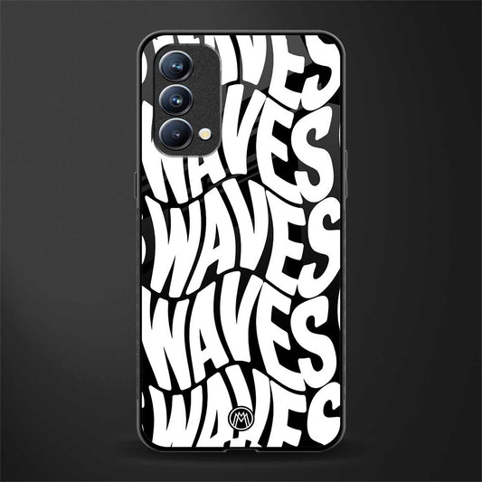 waves glass case for oppo f19 image