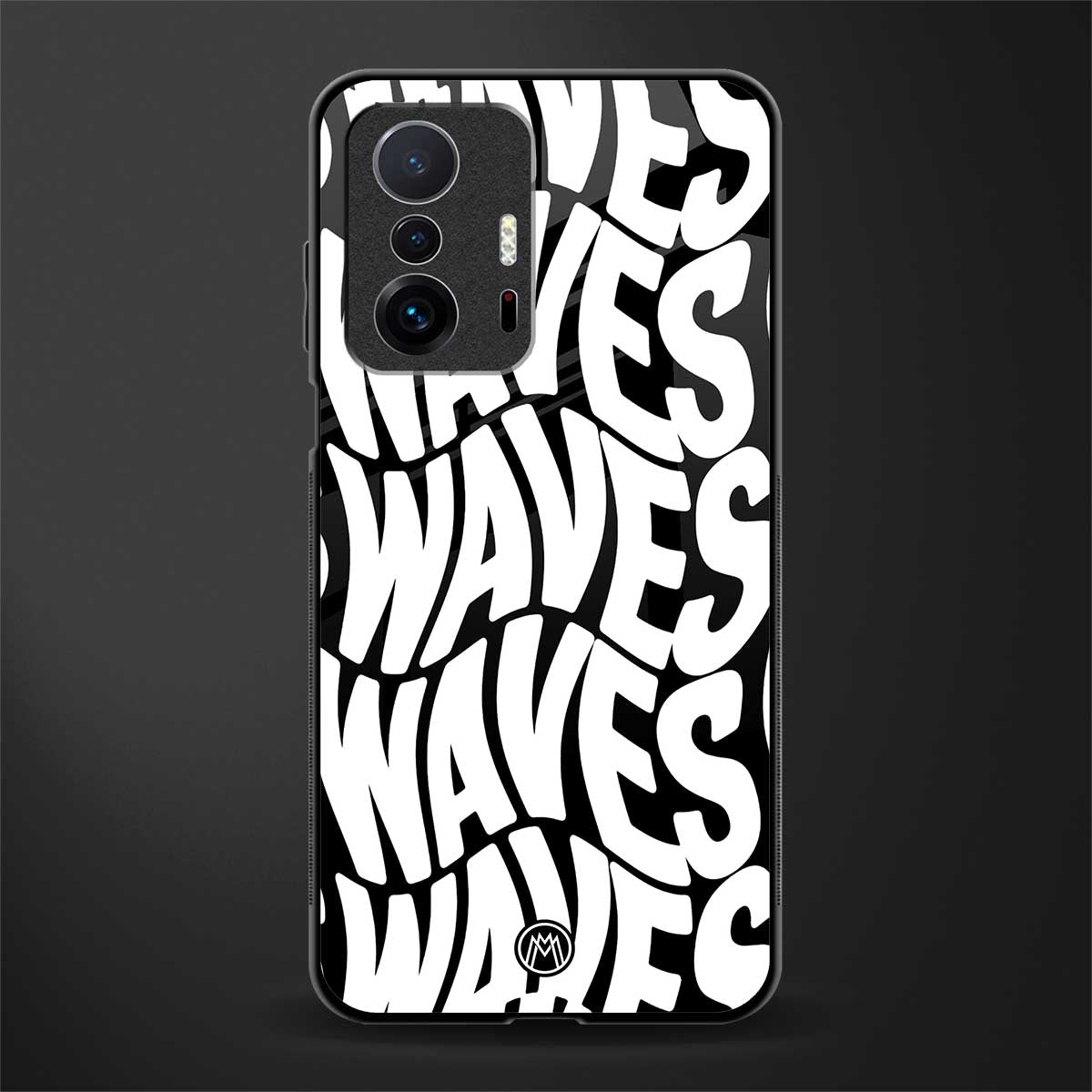 waves glass case for mi 11t pro 5g image