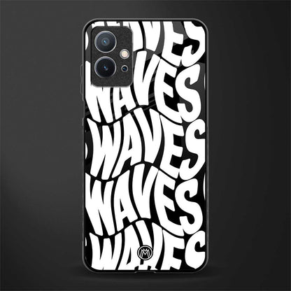 waves glass case for vivo t1 5g image