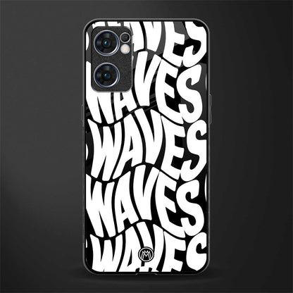 waves glass case for oppo reno7 5g image