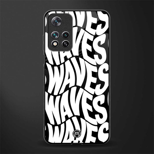 waves glass case for poco m4 pro 5g image