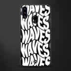 waves glass case for samsung galaxy a20s image