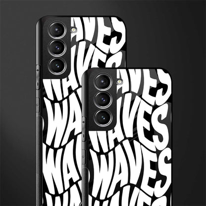 waves glass case for samsung galaxy s22 5g image-2