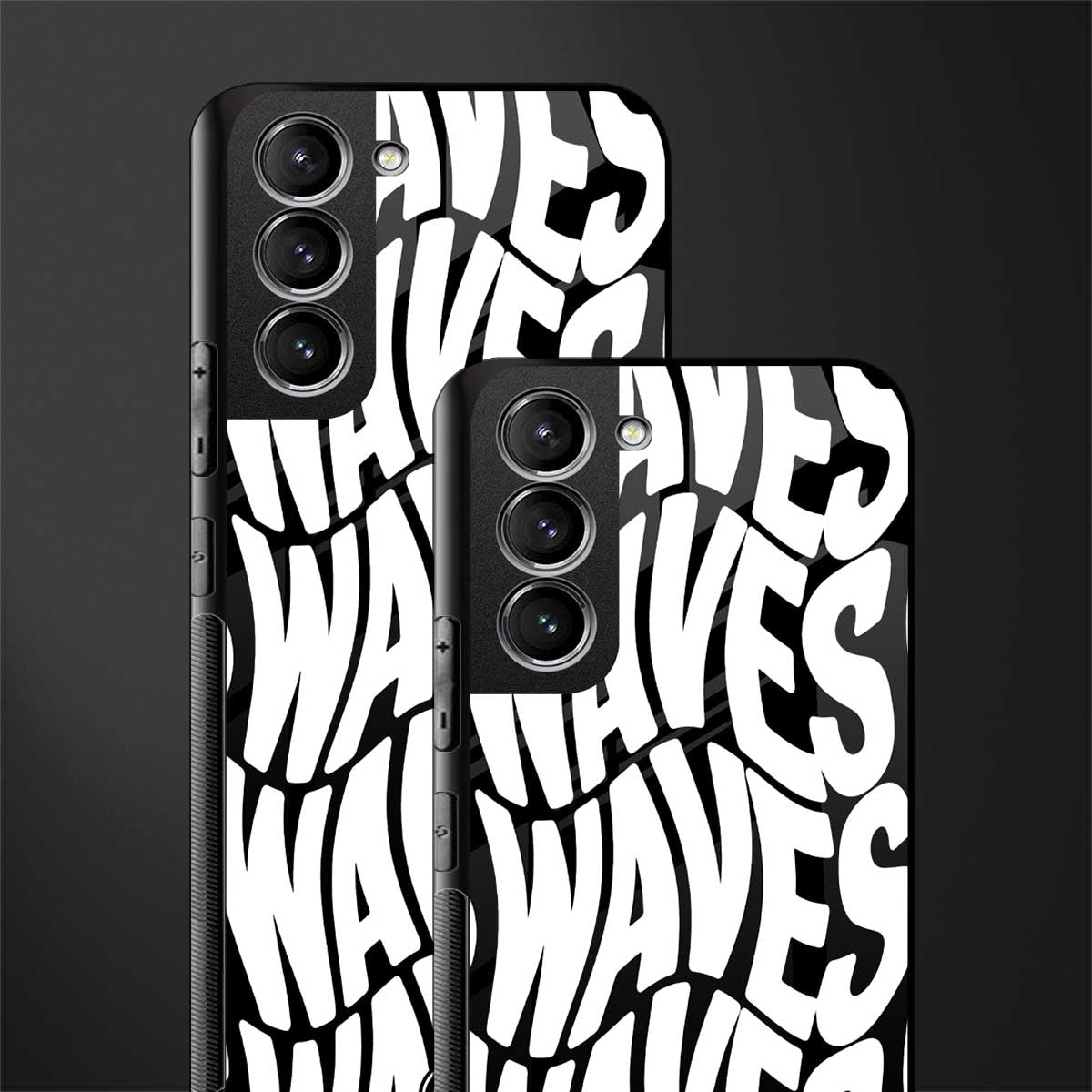 waves glass case for samsung galaxy s21 plus image-2