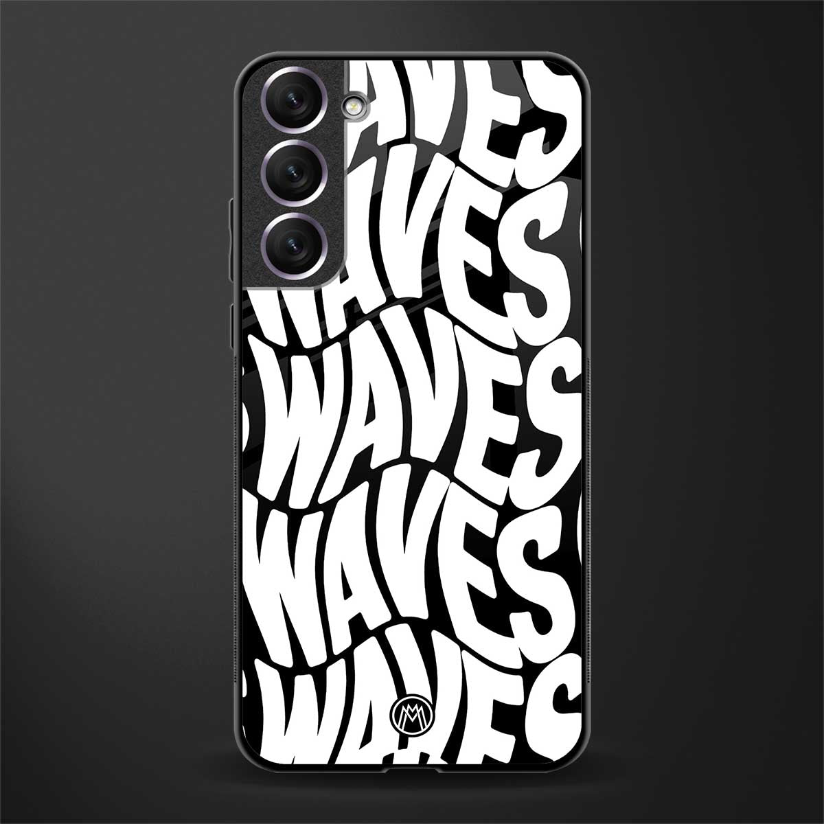 waves glass case for samsung galaxy s21 plus image