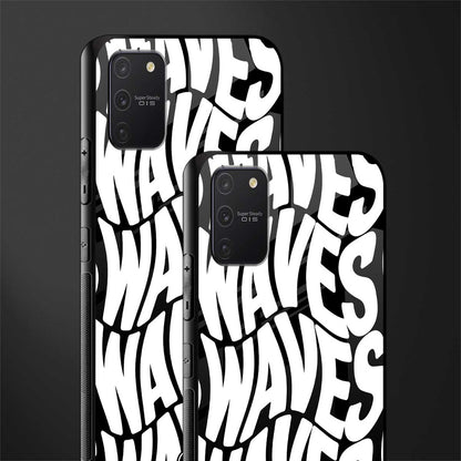 waves glass case for samsung galaxy s10 lite image-2