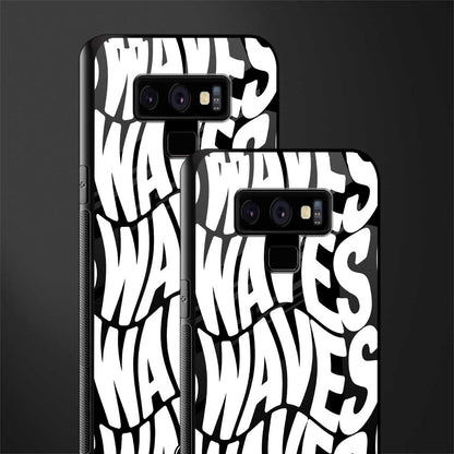 waves glass case for samsung galaxy note 9 image-2