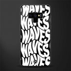 waves glass case for samsung galaxy note 9 image