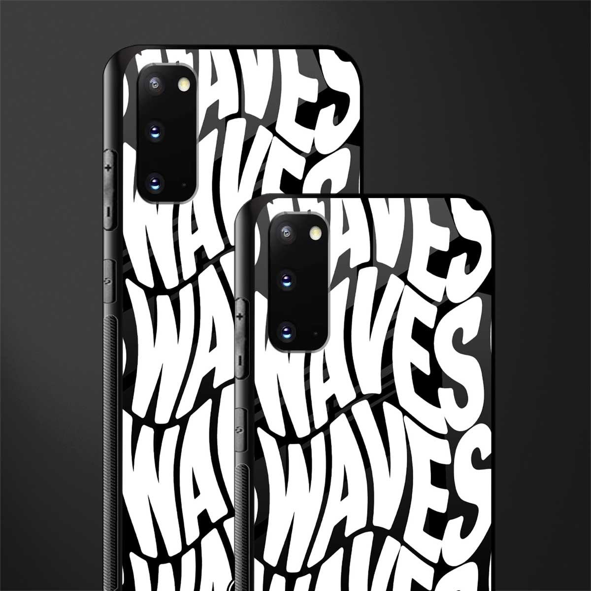 waves glass case for samsung galaxy s20 image-2