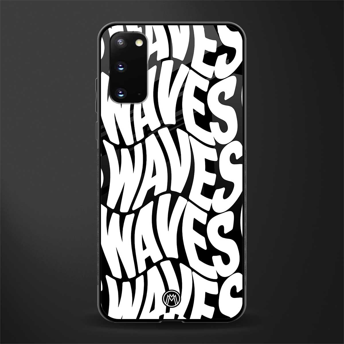 waves glass case for samsung galaxy s20 image