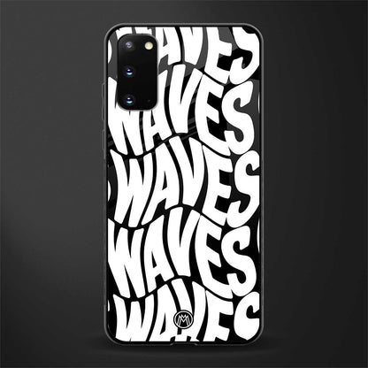 waves glass case for samsung galaxy s20 image