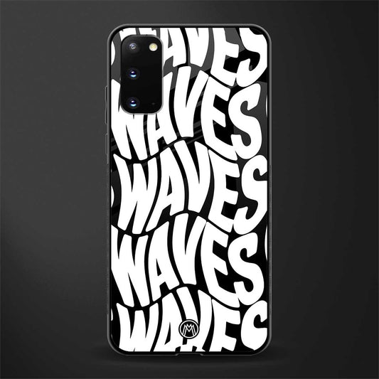 waves glass case for samsung galaxy s20 image