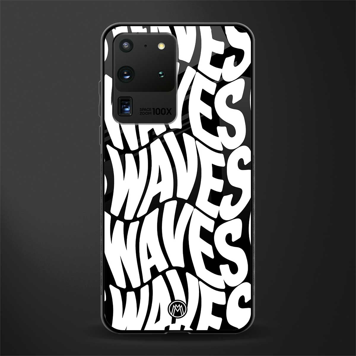 waves glass case for samsung galaxy s20 ultra image