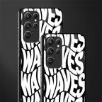 waves glass case for samsung galaxy s22 ultra 5g image-2