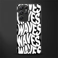 waves glass case for samsung galaxy s22 ultra 5g image