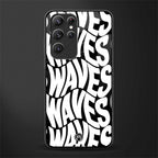 waves glass case for samsung galaxy s22 ultra 5g image